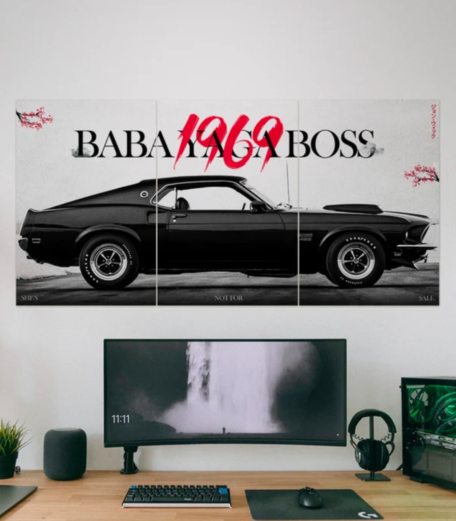 Baba Yaga Boss 1969 | 3 Set Metal Poster